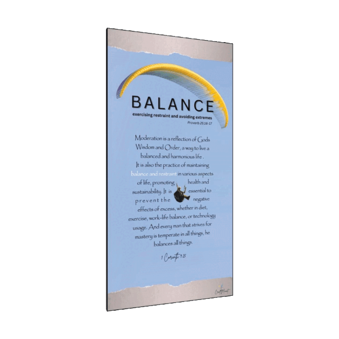Balance Inspirational Wall Decor Item
