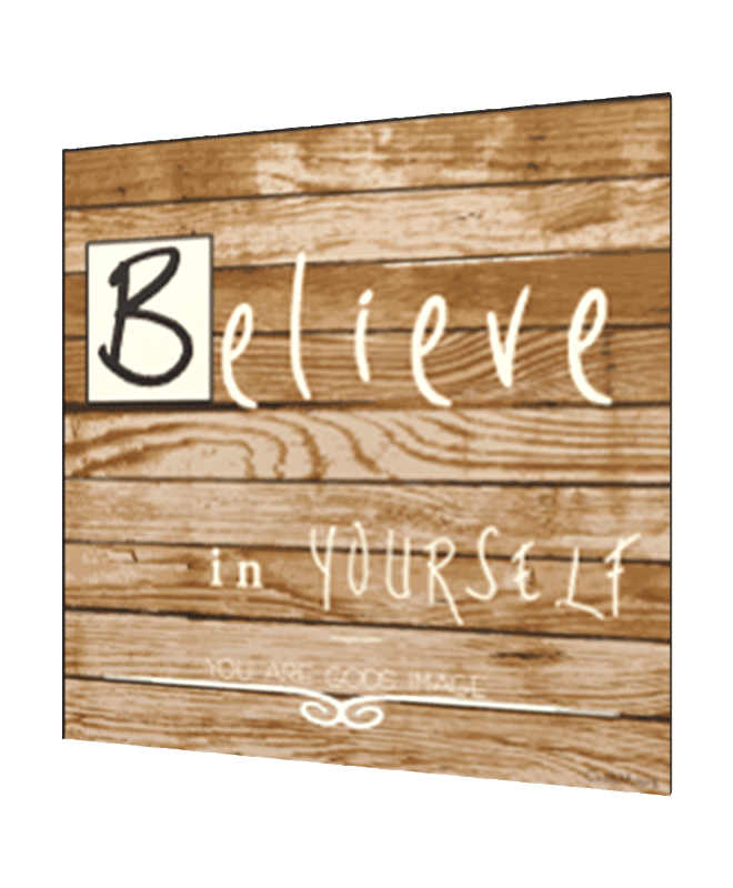 [Believe in yourself] Inspirational Wall Decor Item