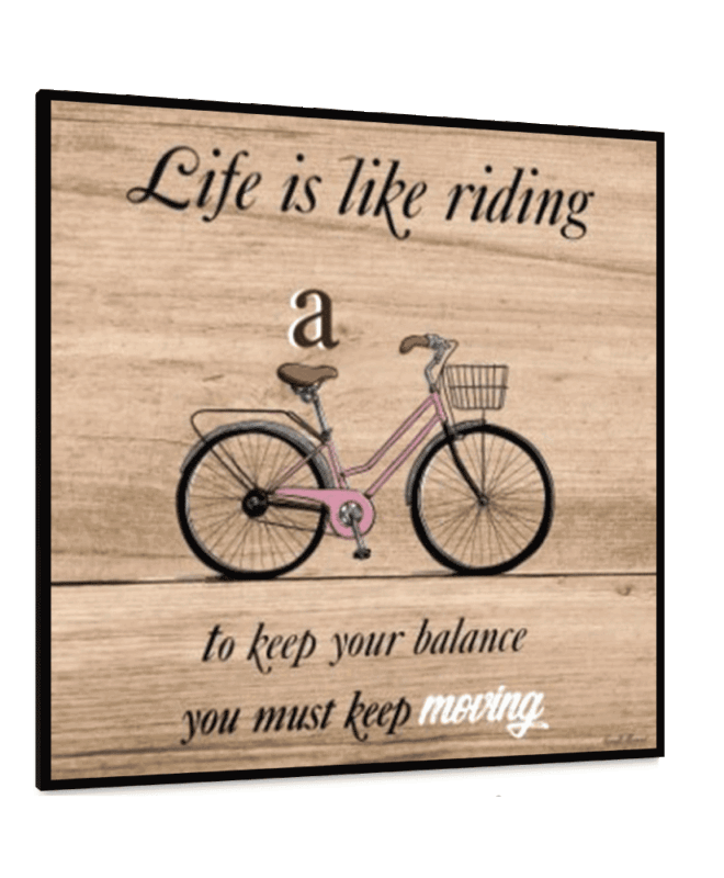 Bicycle - Inspirational Wall Decor Item