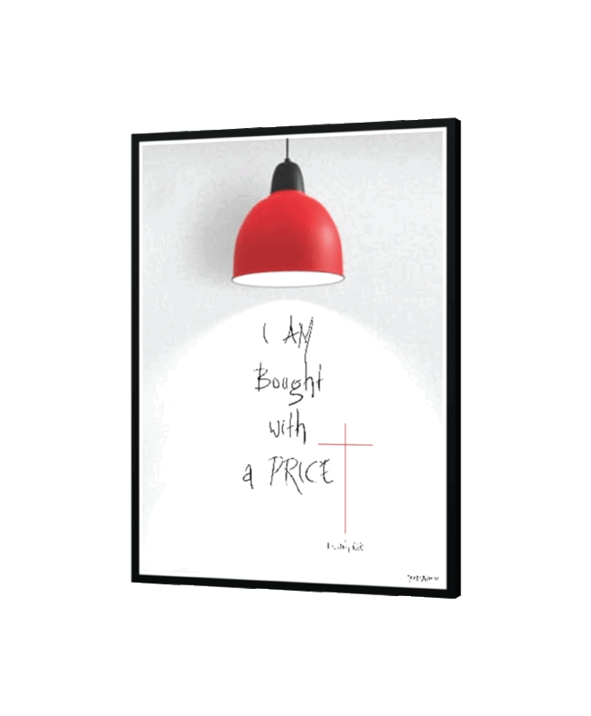 Bought with a price- Inspirational Wall Decor Item