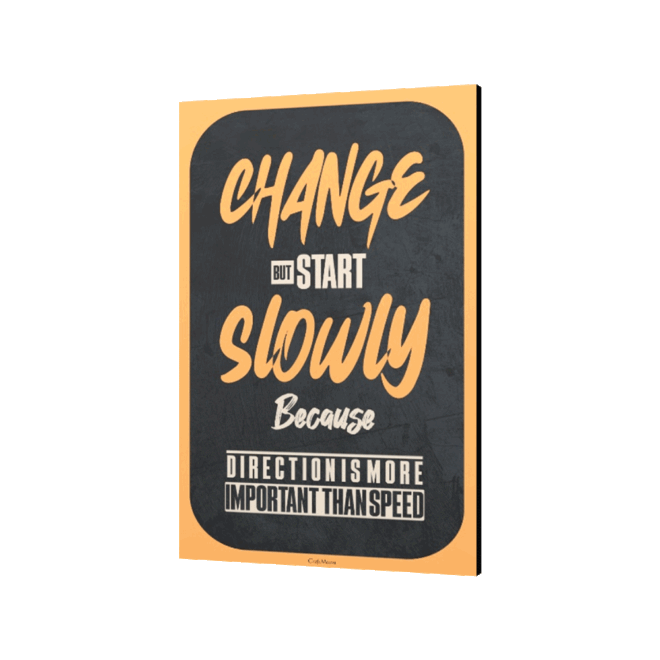 [CHANGE] - Inspirational Wall Decor Item