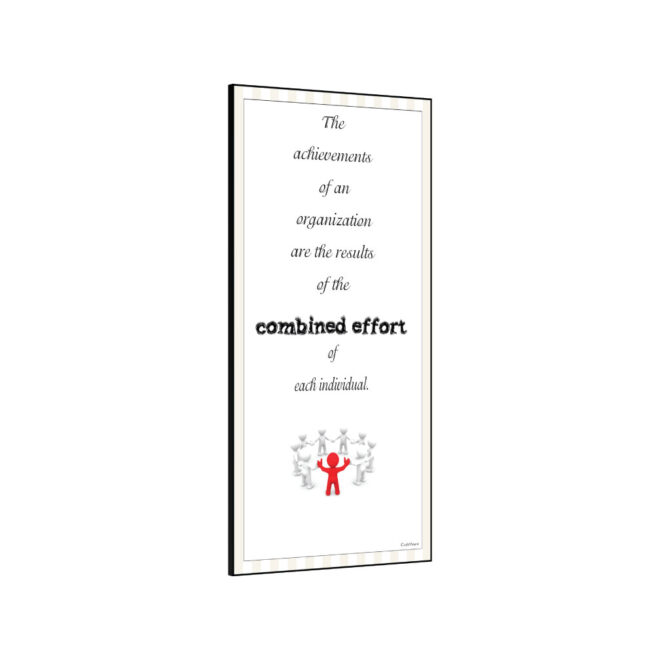 COMBINED EFFORT- Inspirational Wall Decor Item - Image 2