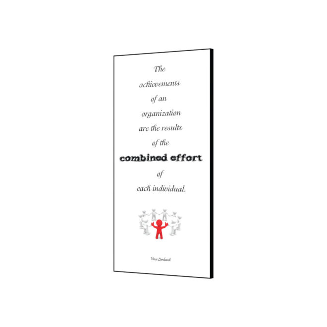 COMBINED EFFORT- Inspirational Wall Decor Item