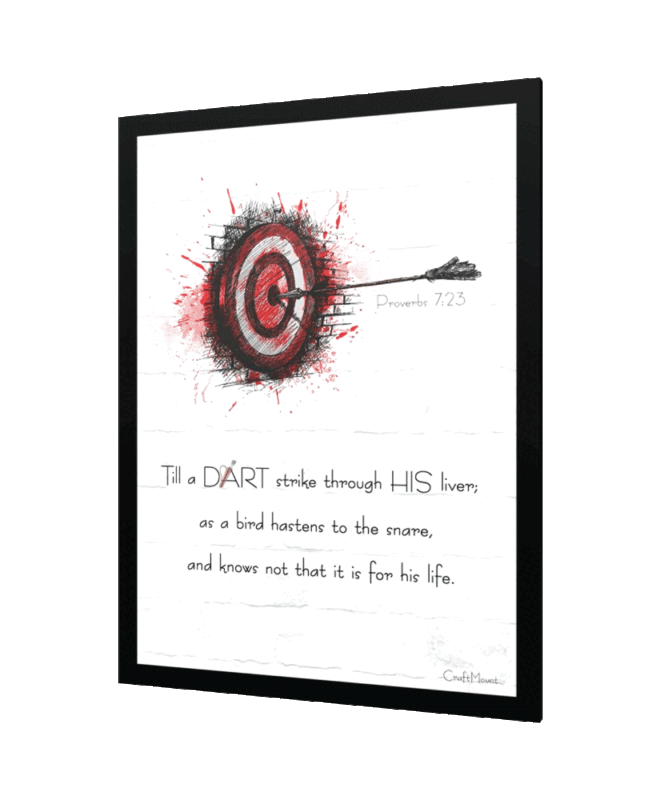 DART7- Inspirational Wall Decor Item