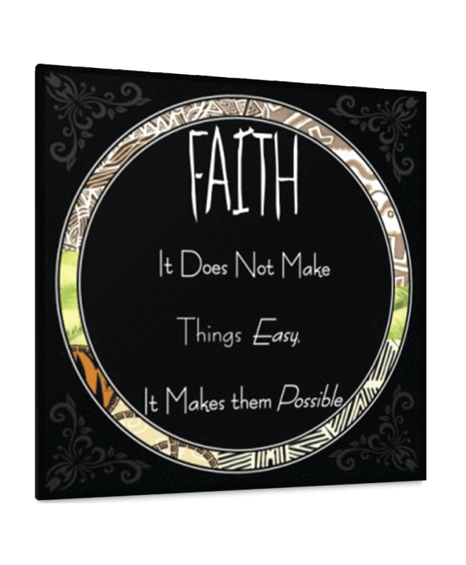FAITH 2- Inspirational Wall Decor Items