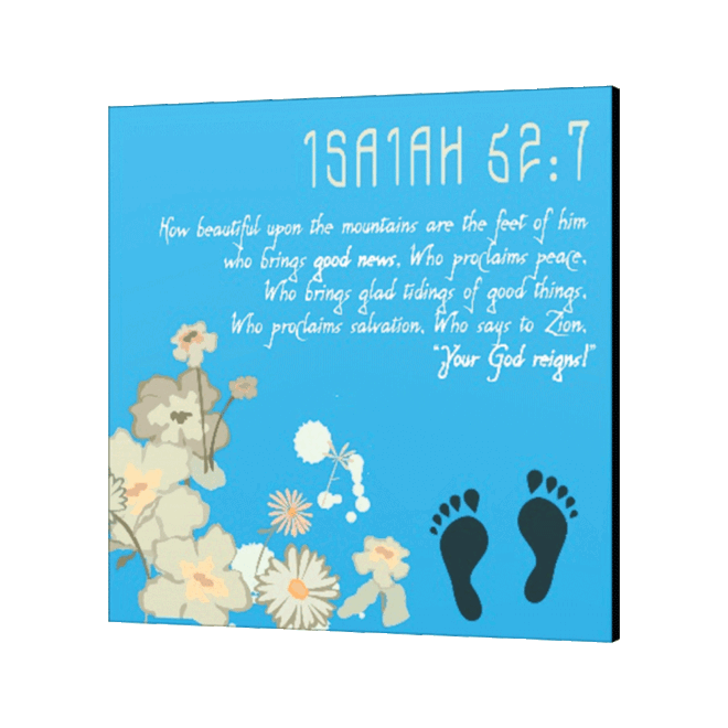 [ FEET ] Inspirational Wall Decor Item