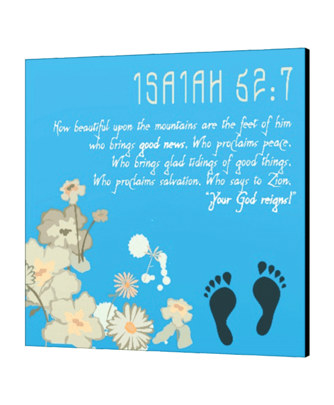 [ FEET ] Inspirational Wall Decor Item