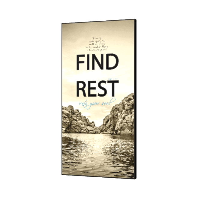 Find Rest - Inspirational Wall Decor Item