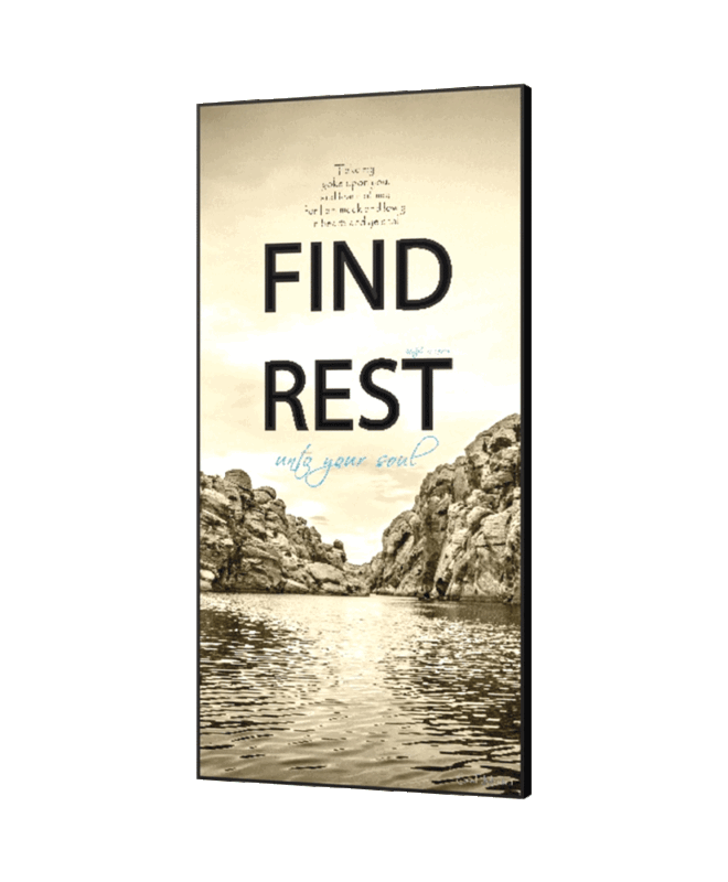 Find Rest - Inspirational Wall Decor Item