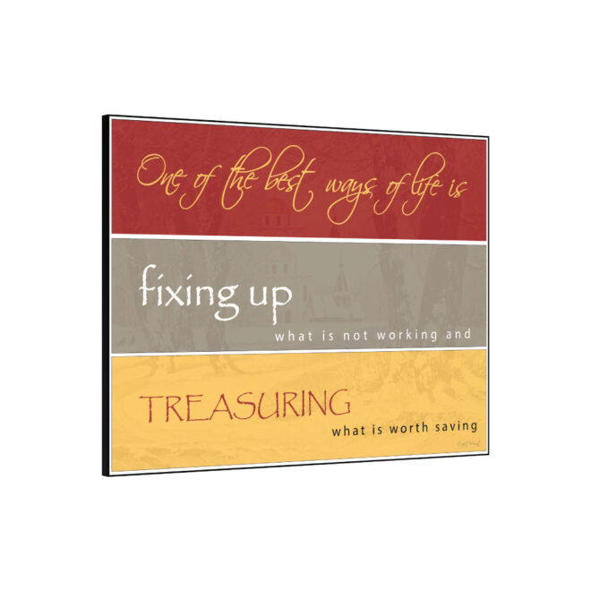 Fixing Up- Inspirational Wall Decor Item