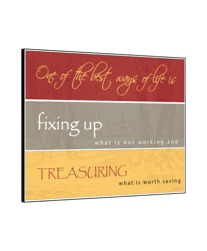 Fixing Up- Inspirational Wall Decor Item