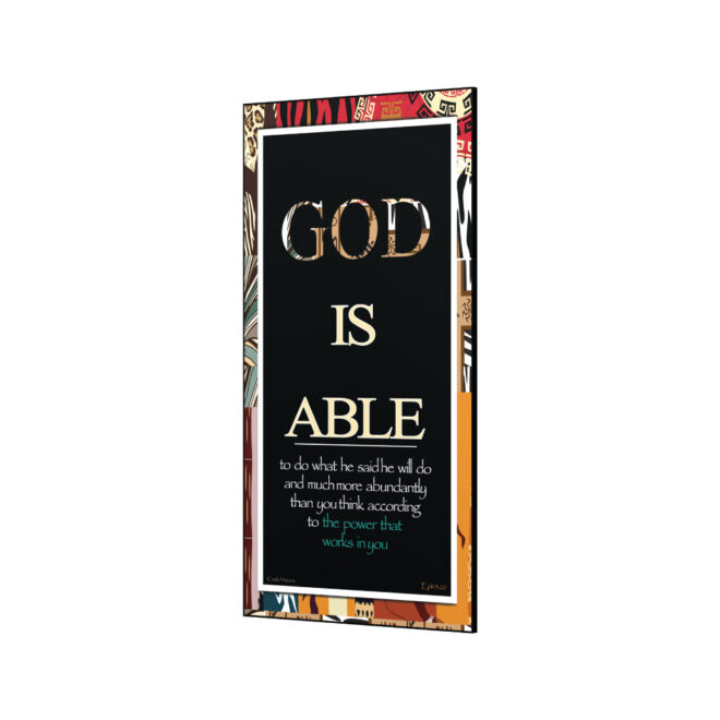 God is able - Inspirational Wall Decor Item - Image 2