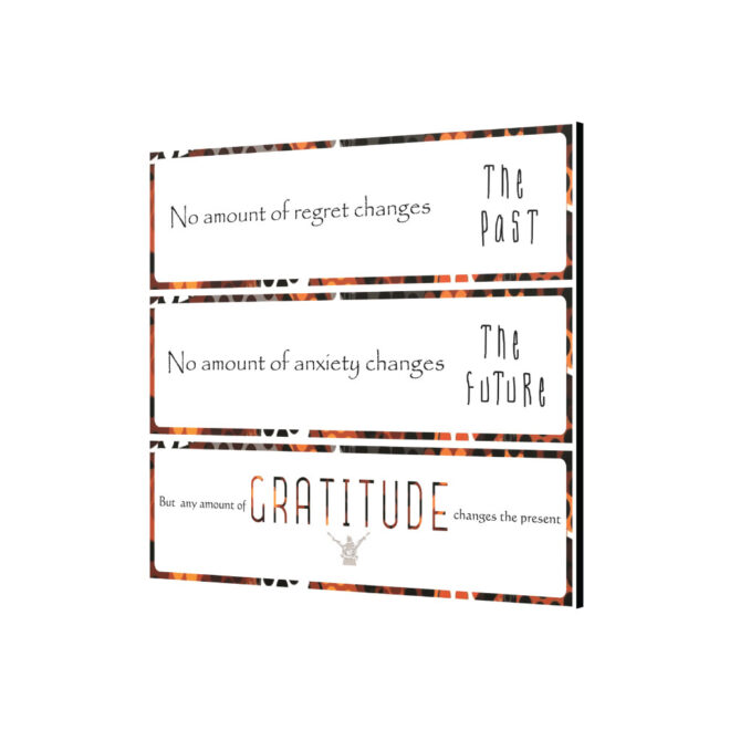 GRATITUDE- Inspirational Wall Decor Item