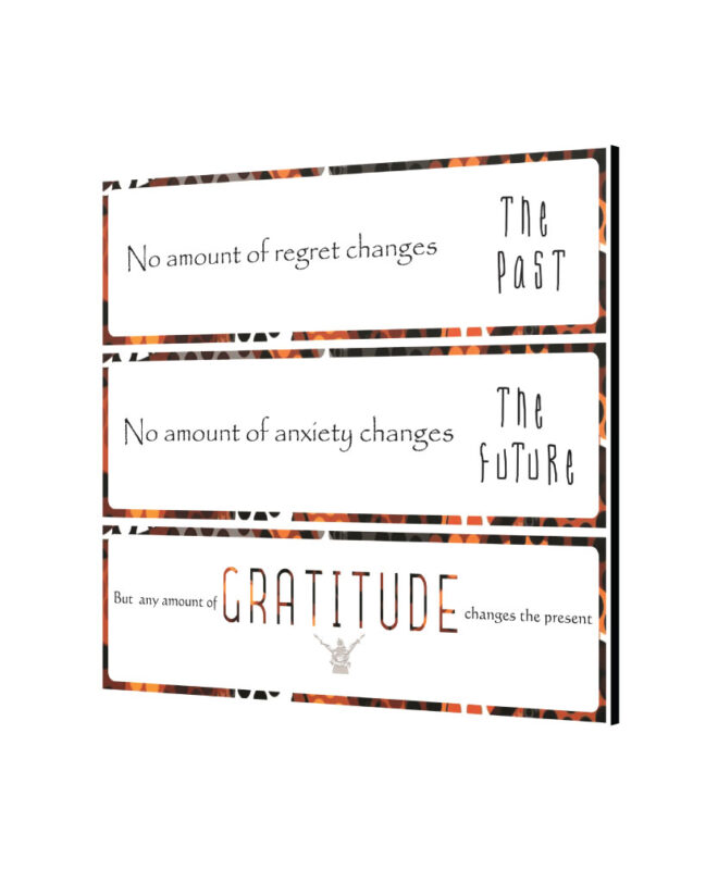 GRATITUDE- Inspirational Wall Decor Item