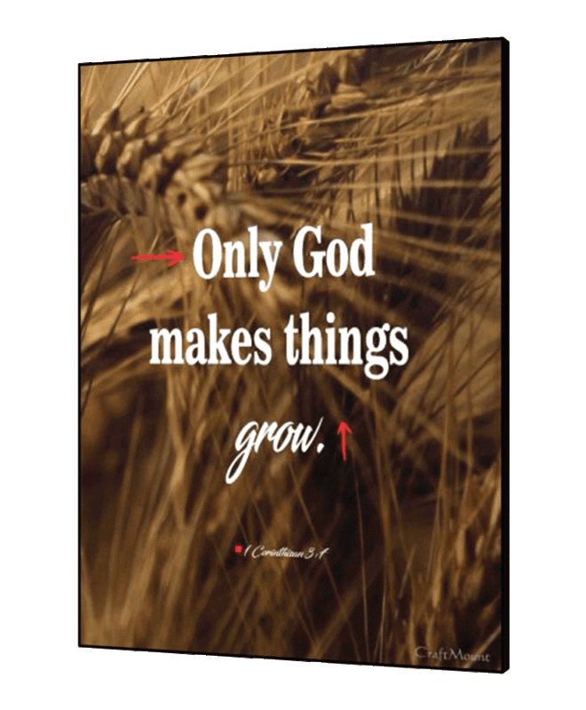 GROW- Inspirational Wall Decor Item