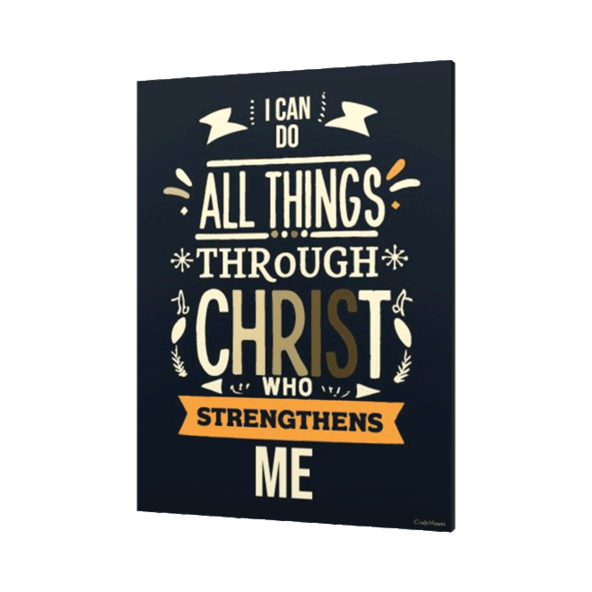 [I can do all things-2 ] - Inspirational Wall Decor Item