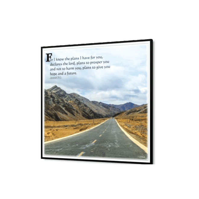 Jeremaih-29:11 - Inspirational Wall Decor Item