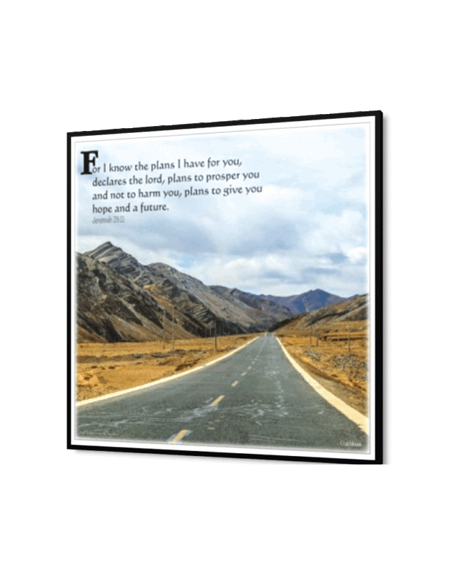 Jeremaih-29:11 - Inspirational Wall Decor Item