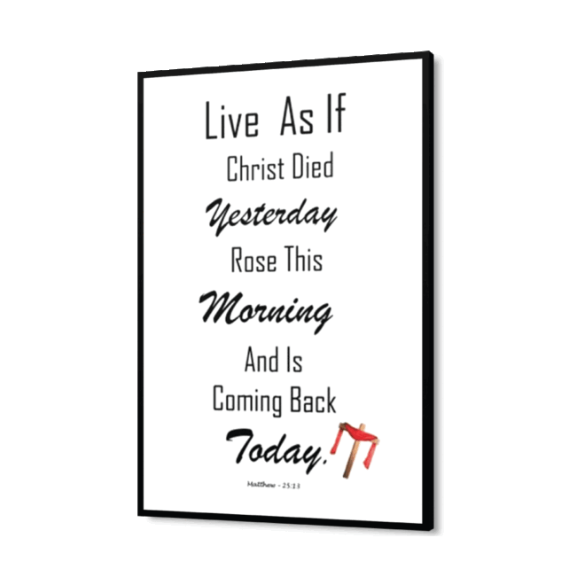 Live-as-if - Inspirational Wall Decor Item
