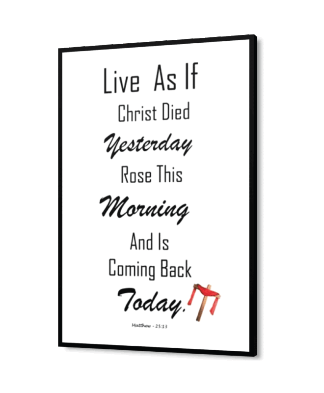 Live-as-if - Inspirational Wall Decor Item