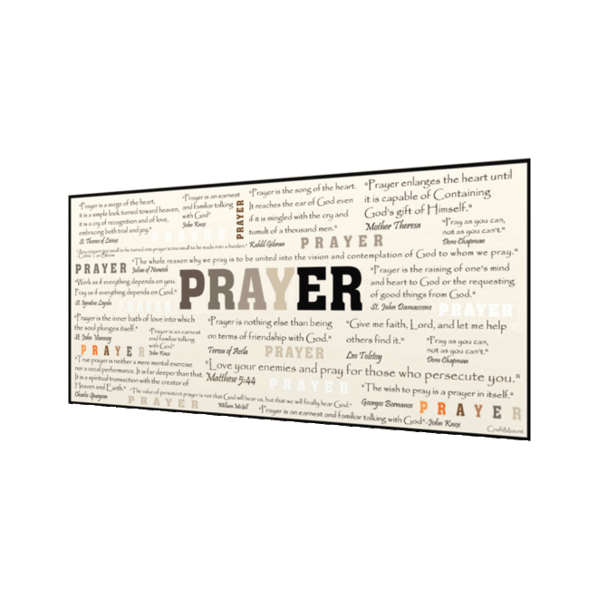 Prayer - Inspirational Wall Decor Item