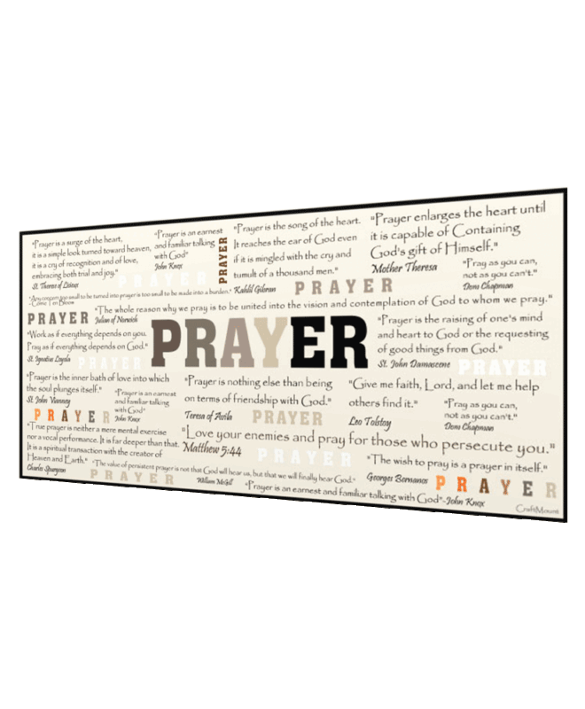 Prayer - Inspirational Wall Decor Item
