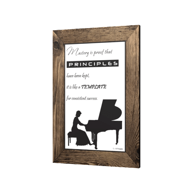 [Principle] - Inspirational Wall Decor Item