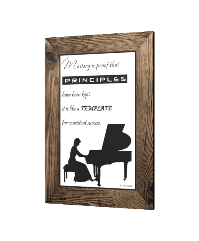 [Principle] - Inspirational Wall Decor Item