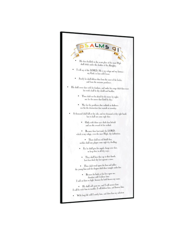 Psalm-91- Inspirational Wall Decor Item