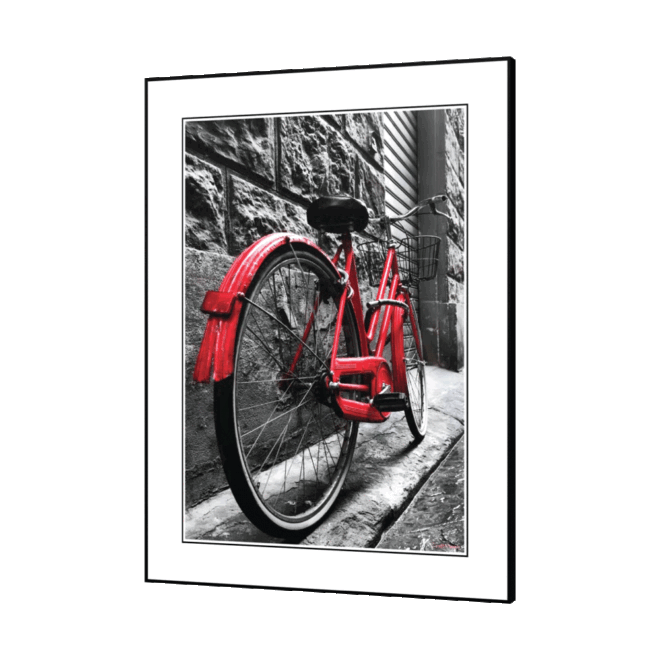 [Red Bicycle] - Inspirational Wall Decor Item