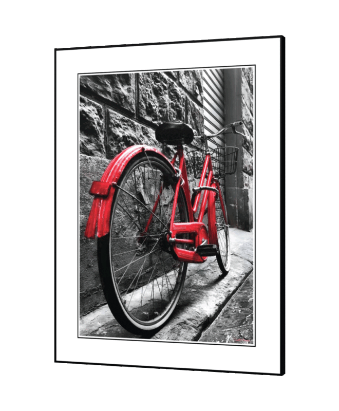 [Red Bicycle] - Inspirational Wall Decor Item