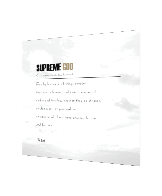 [SUPREME] - Inspirational Wall Decor Item