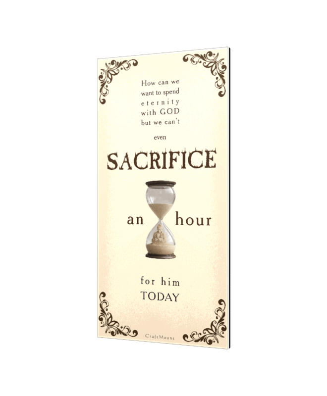 Sacrifice - Inspirational Wall Decor Item