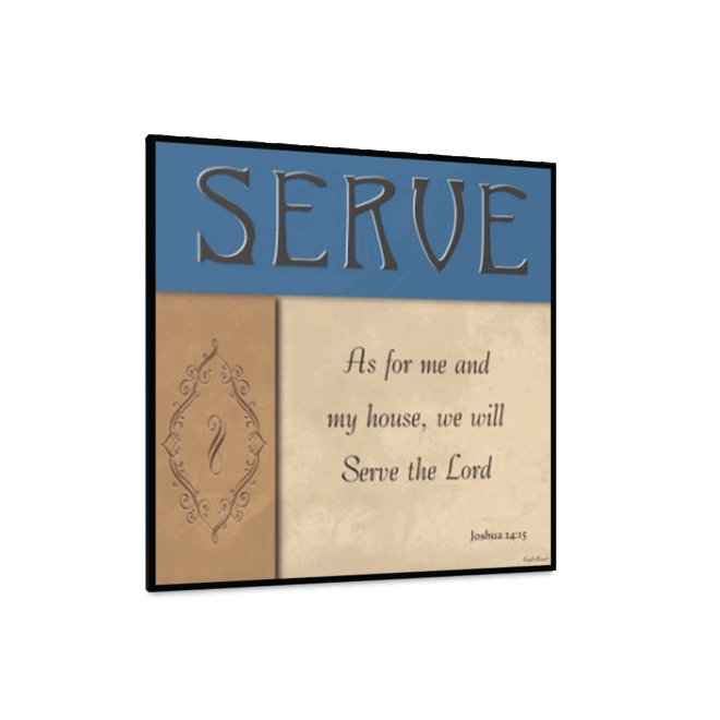 [Serve]- Inspirational Wall Decor Item
