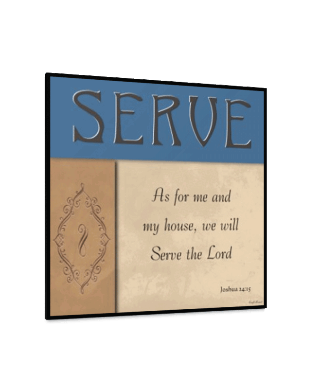 [Serve]- Inspirational Wall Decor Item
