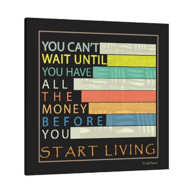 [ Start Living ] Inspirational Wall Decor Item