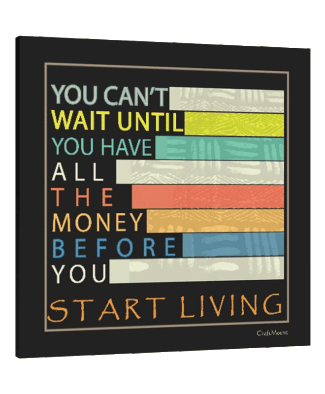 [ Start Living ] Inspirational Wall Decor Item