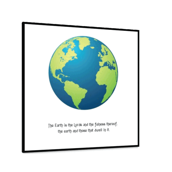 [The-Earth]- Inspirational Wall Decor Item