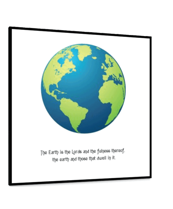 [The-Earth]- Inspirational Wall Decor Item