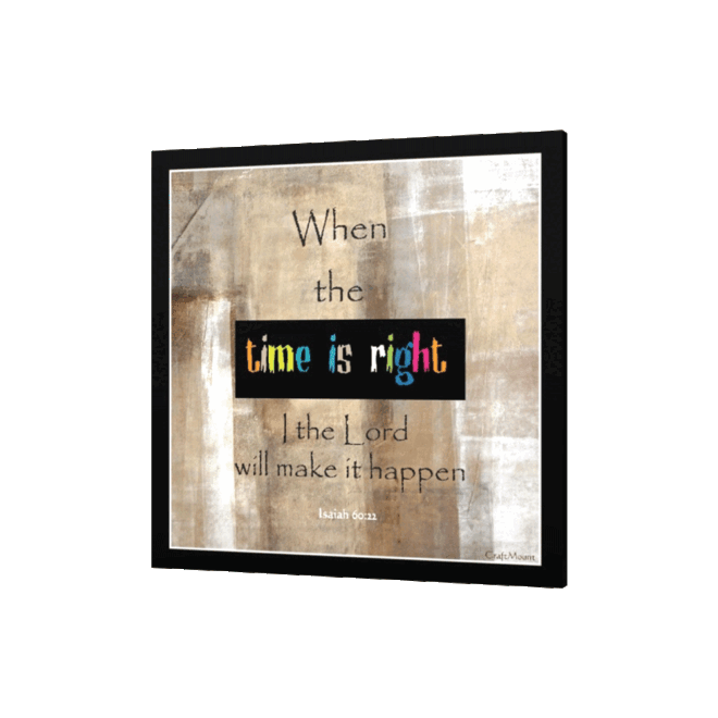 [TIME] Inspirational Wall Decor Item