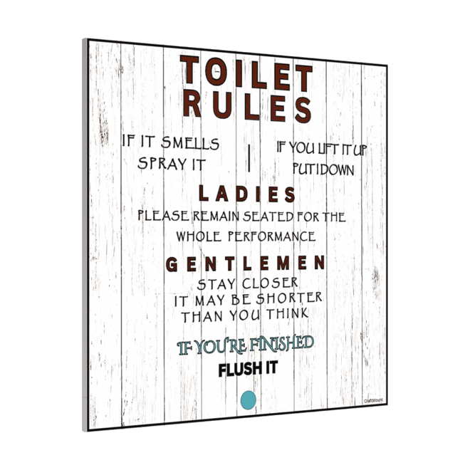 TOILET 2025  Inspirational Wall Decor Item