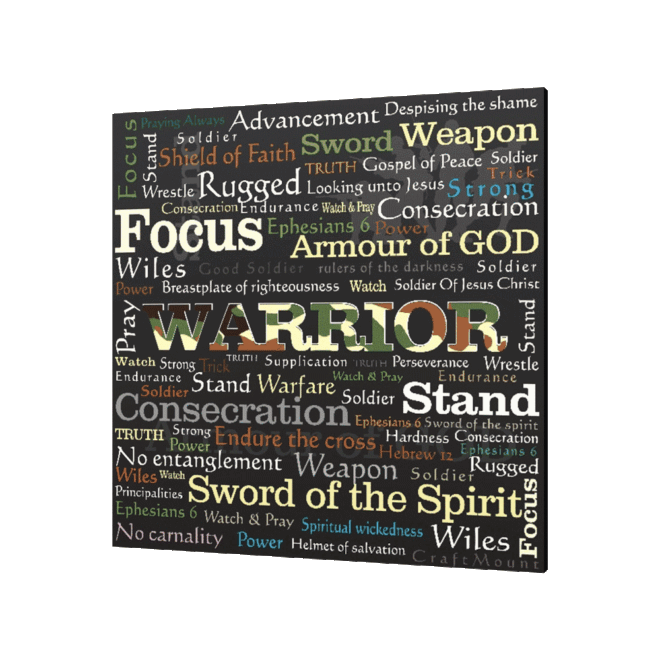 [Warrior] Inspirational Wall Decor Item