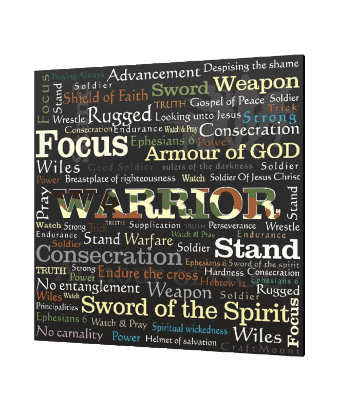 [Warrior] Inspirational Wall Decor Item