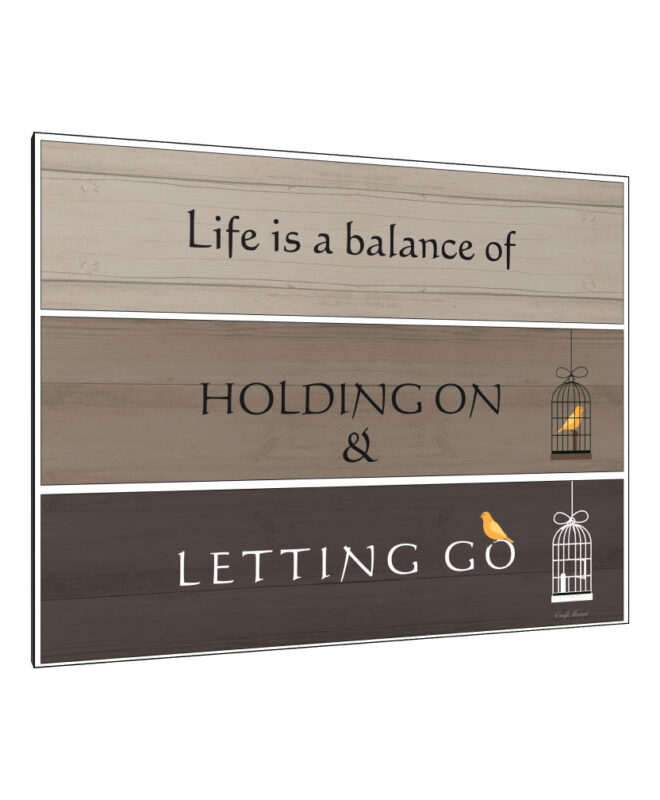 Life-Is-a-balance - Inspirational Wall Decor Item