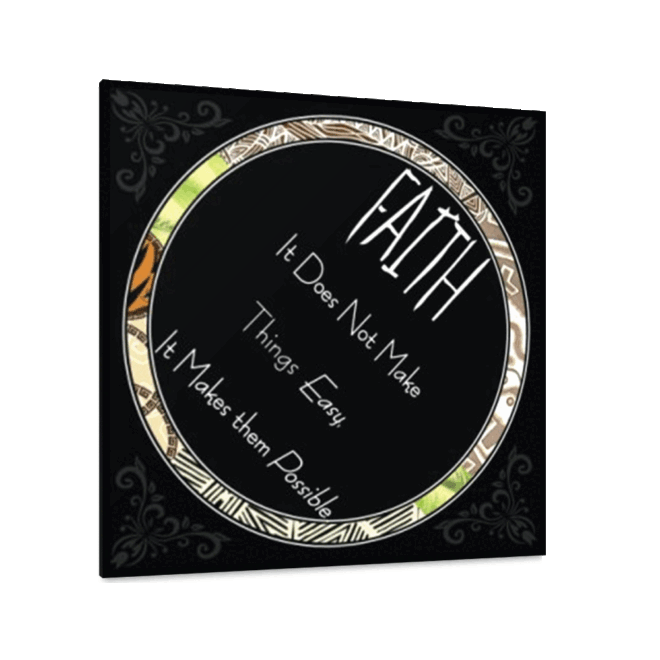 FAITH 3 - Inspirational Wall Decor Item