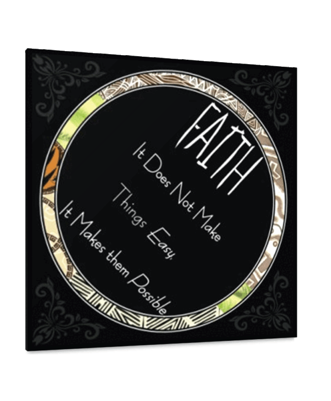 FAITH 3 - Inspirational Wall Decor Item