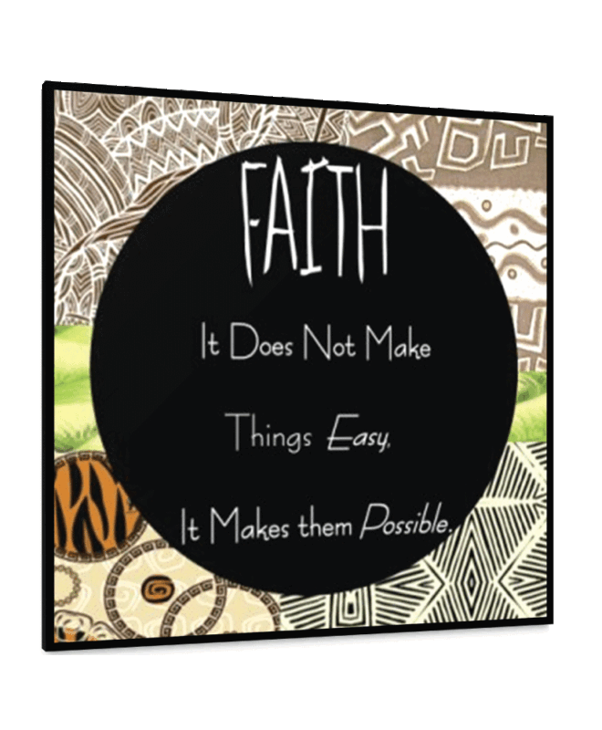 Faith 1 - Inspirational Wall Decor Item