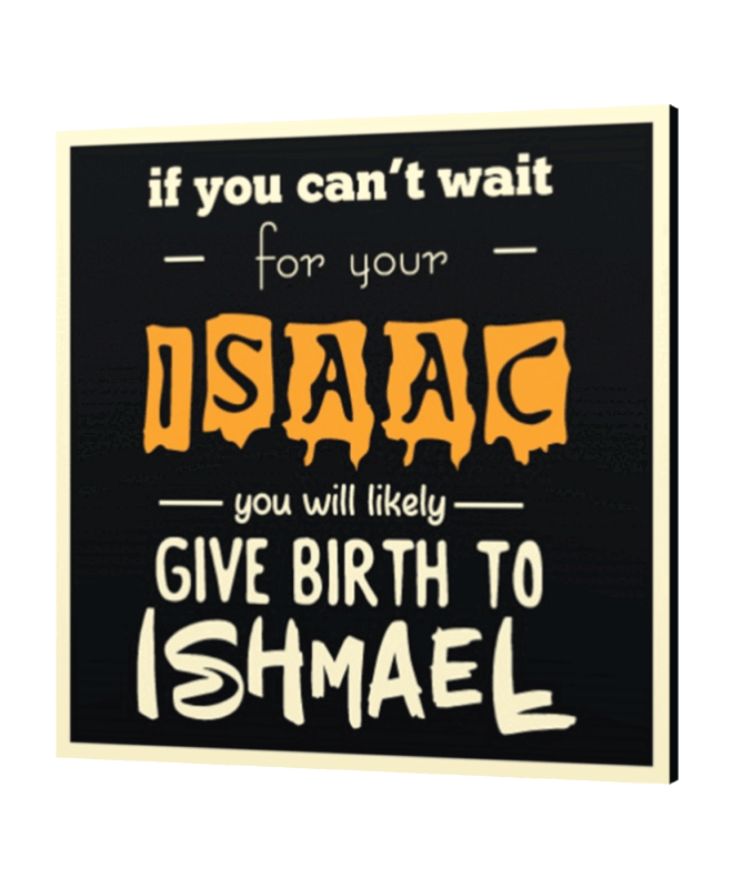 Isaac- Inspirational Wall Decor Item