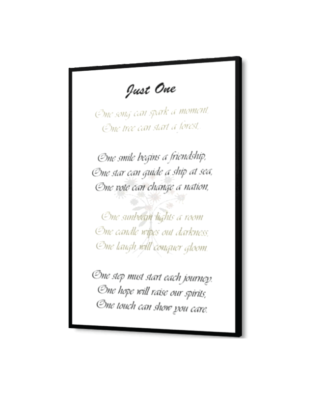 Just-One - Inspirational Wall Decor Item