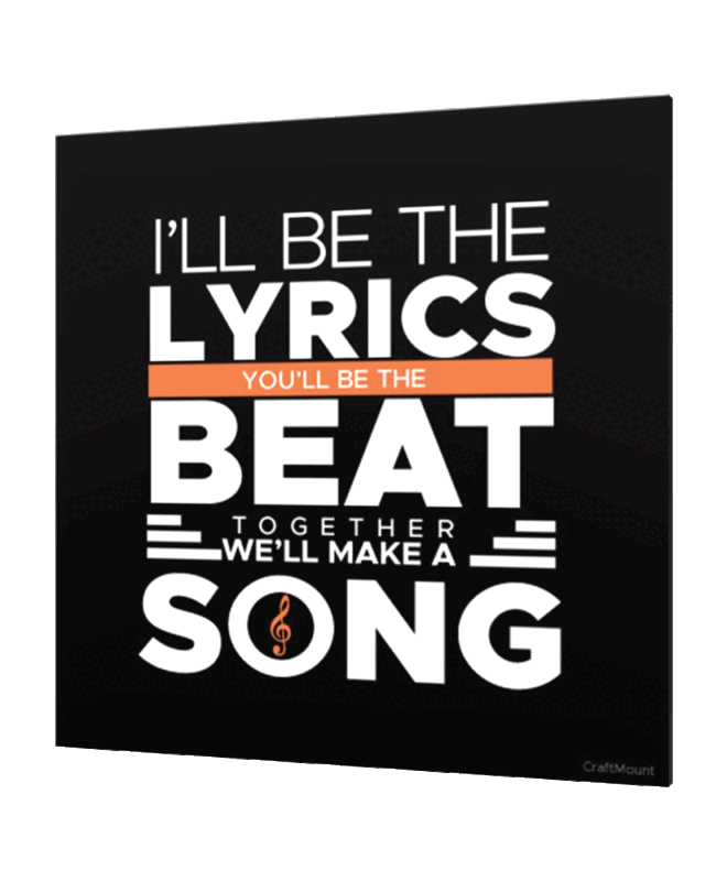 [SONG]- Inspirational Wall Decor Item